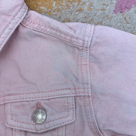 ZARA light pink vintage denim jacket - Picture 8 of 9